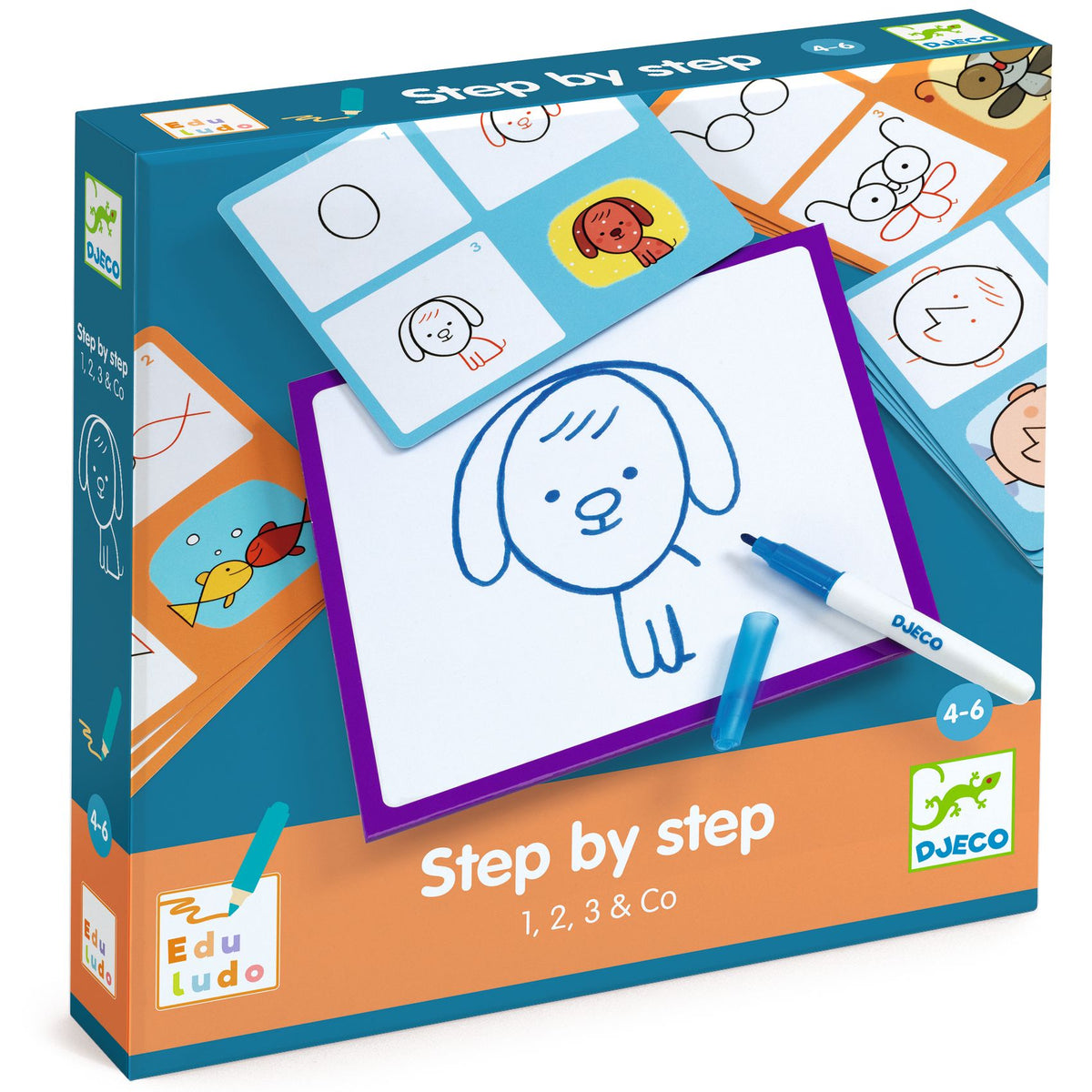Step by step 1, 2, 3 & Co – apprendre à dessiner – Djeco
