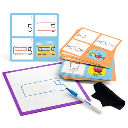 Step by step 1, 2, 3 & Co – apprendre à dessiner – Djeco
