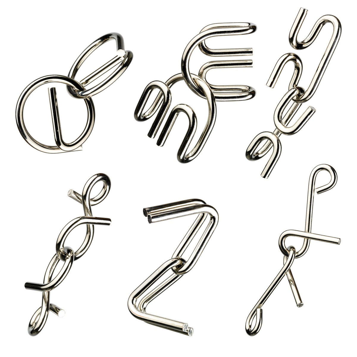 Crazix – 6 casse-tête en métal – Djeco