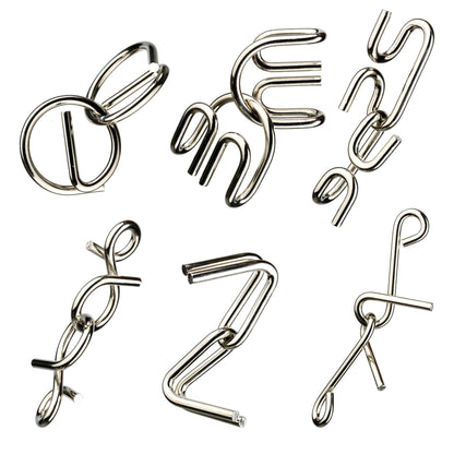 Crazix – 6 casse-tête en métal – Djeco