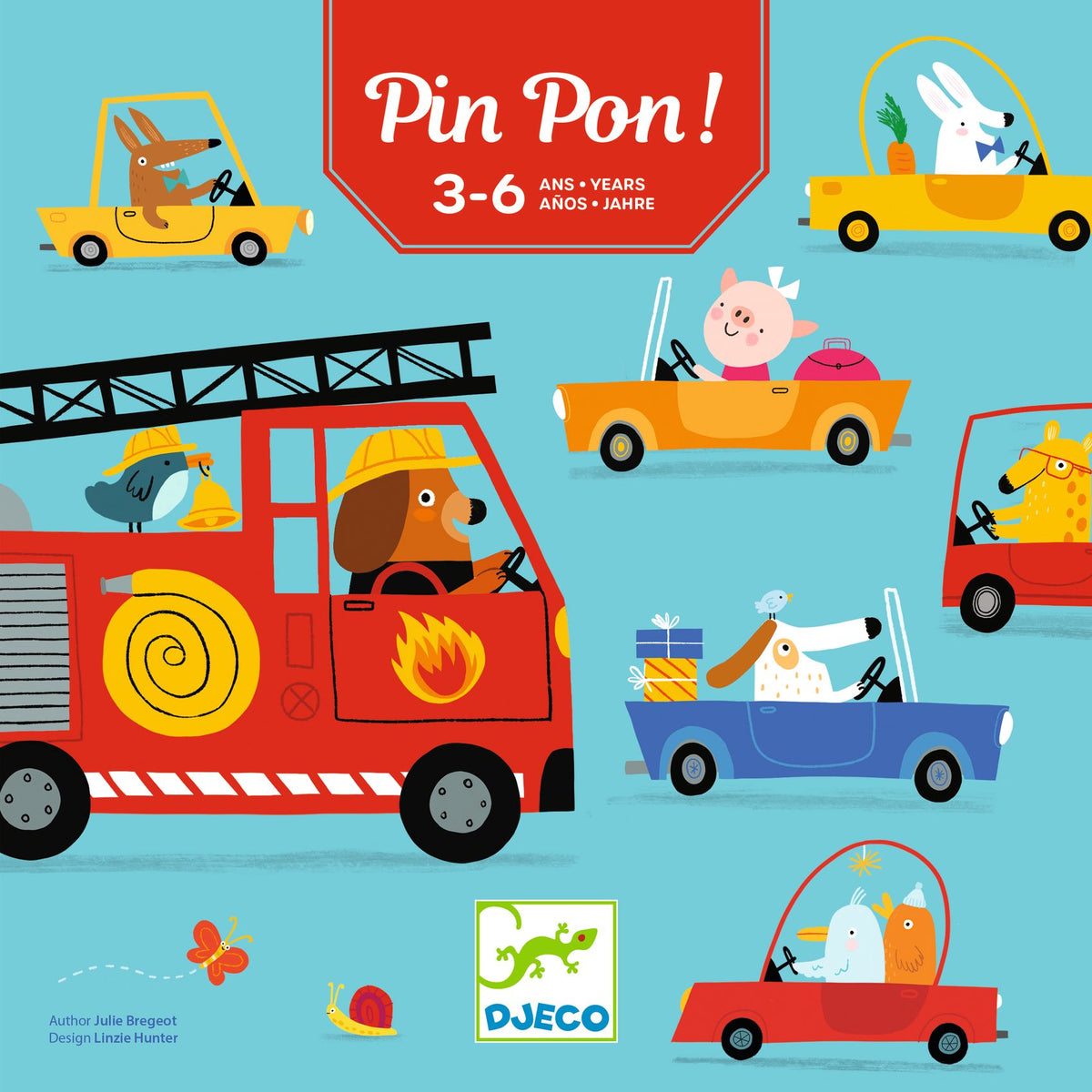 PinPon ! – jeu coopératif des pompiers – Djeco