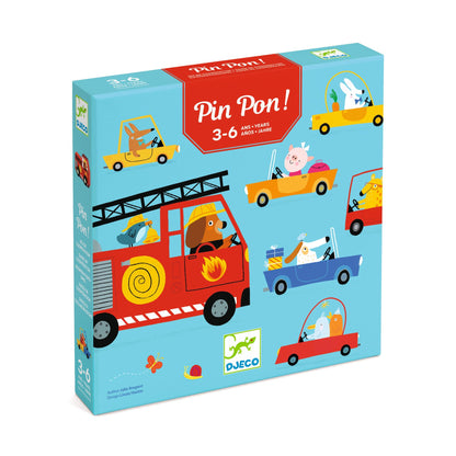 PinPon ! – jeu coopératif des pompiers – Djeco