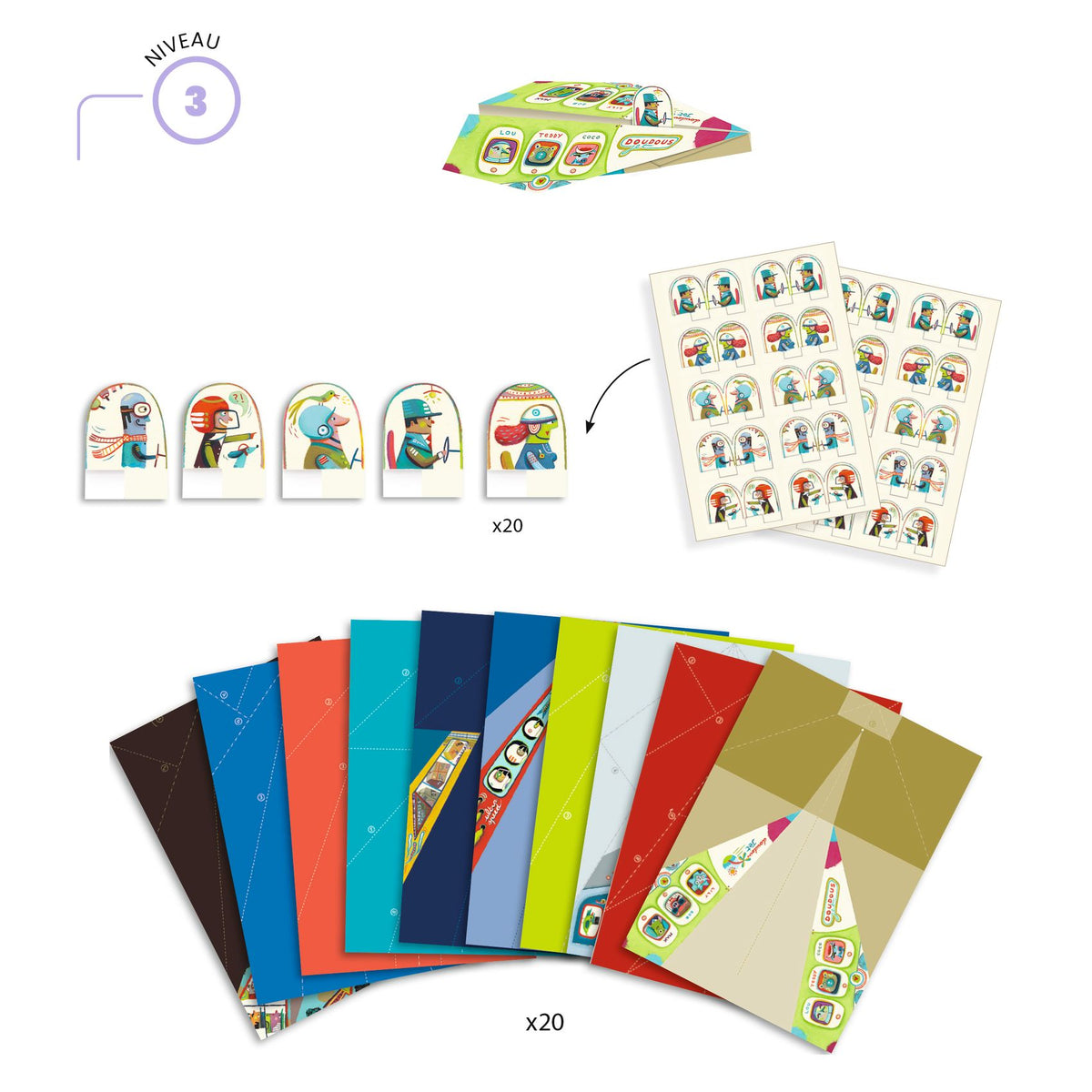 Origami Avions en papier – Djeco