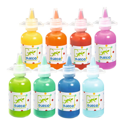 8 bouteilles de gouache – Djeco