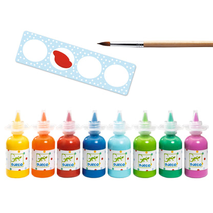 8 bouteilles de gouache – Djeco