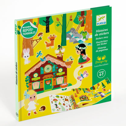 Stickers repositionnables La forêt magique – Djeco