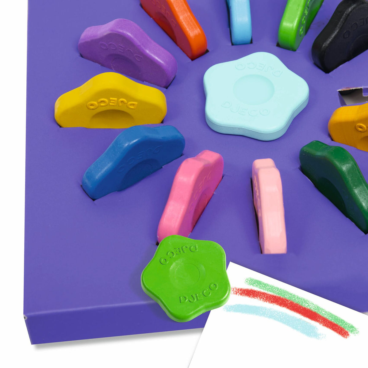 12 crayons fleurs pour les petits – Djeco