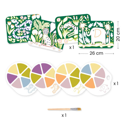 Peinture à la palette Les sauvages – Djeco