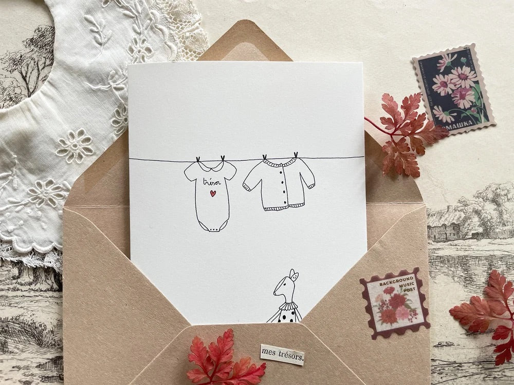 Carte - Doudou Trésor