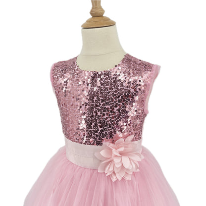 Robe de princesse Emma, rose tendre – Labay