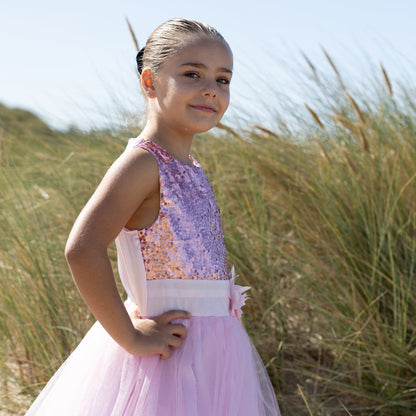 Robe de princesse Emma, rose tendre – Labay