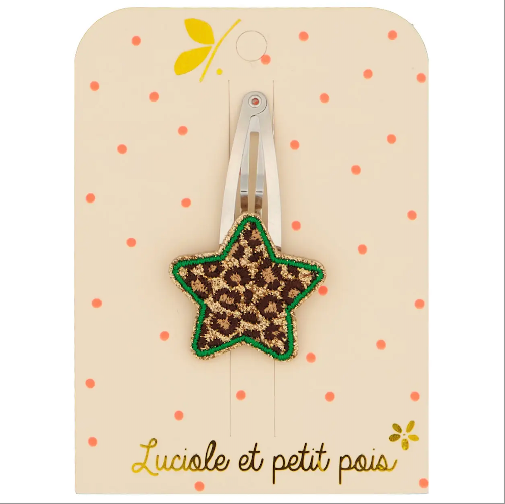 Barrette - Étoile Leopard