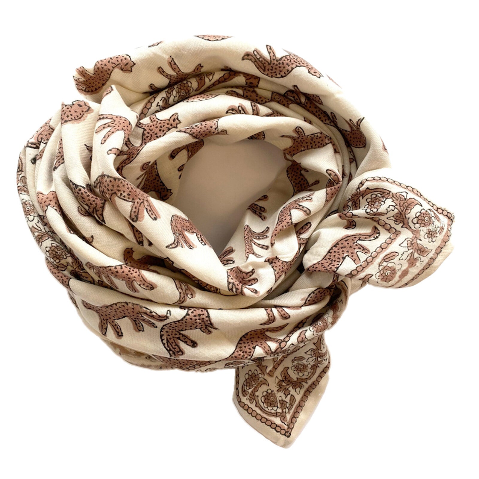 Foulard Latika bengale latte