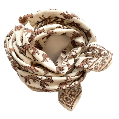 Foulard Latika bengale latte