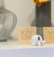Boite porte-bonheur - bodyguard éléphant