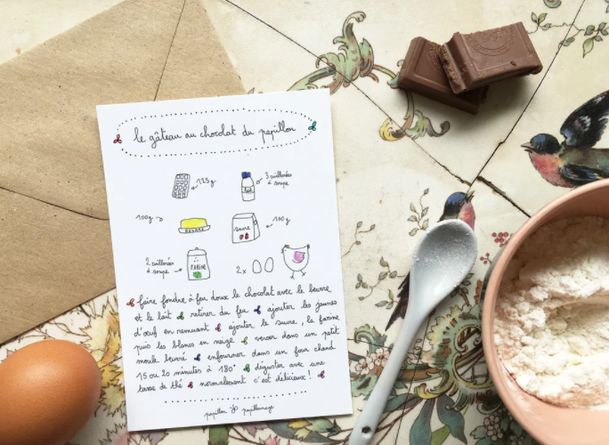 Carte - Le gâteau d'anniversaire