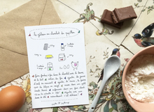 Carte - Le gâteau d'anniversaire