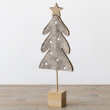 Grand sapin en feutrine - Gris
