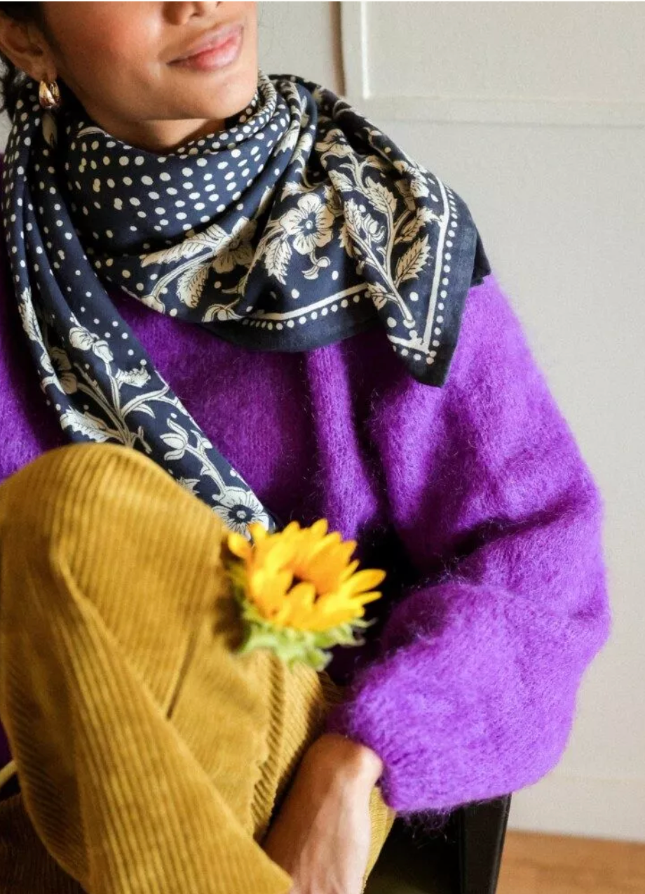 Foulard - Hindi Bandana Encre