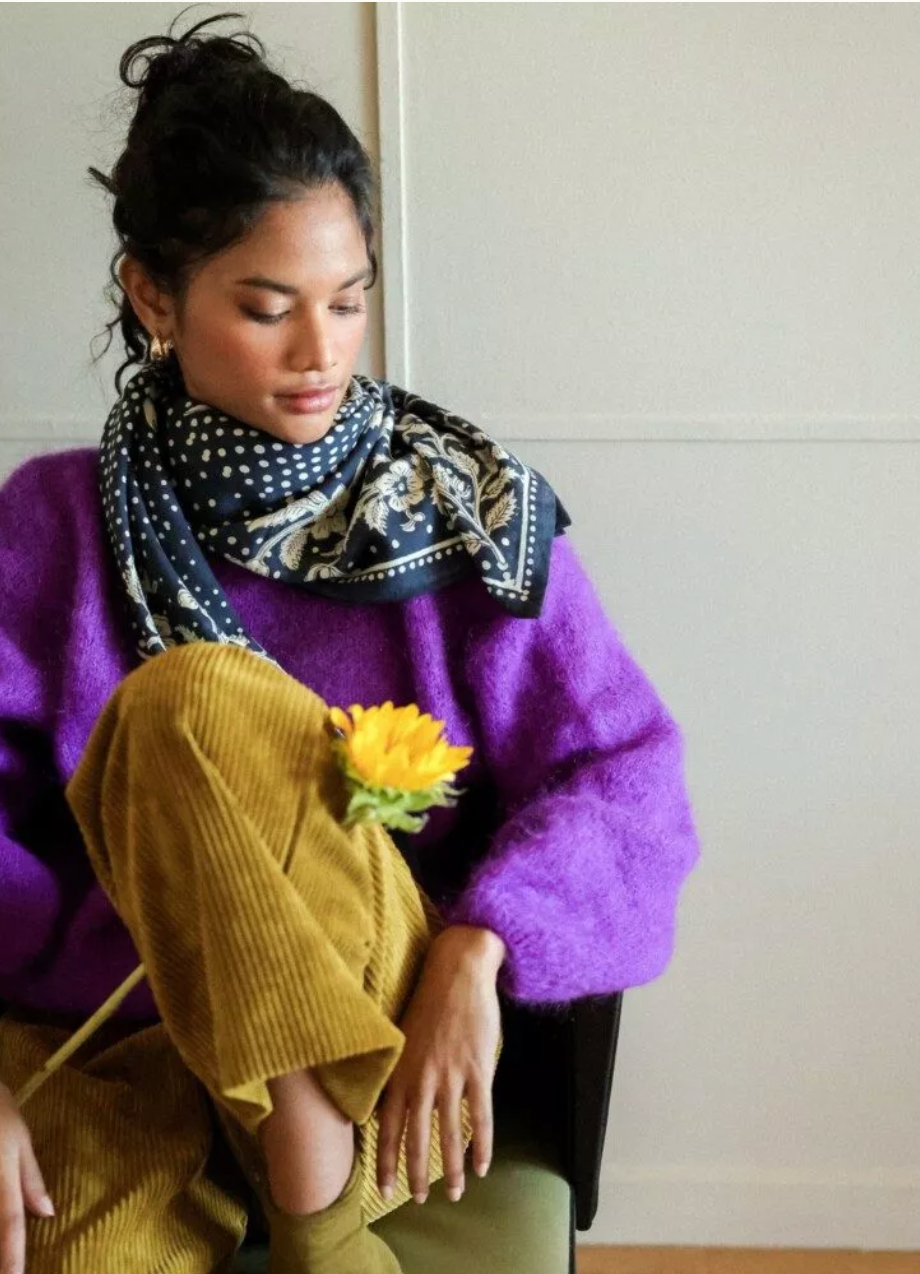 Foulard - Hindi Bandana Encre