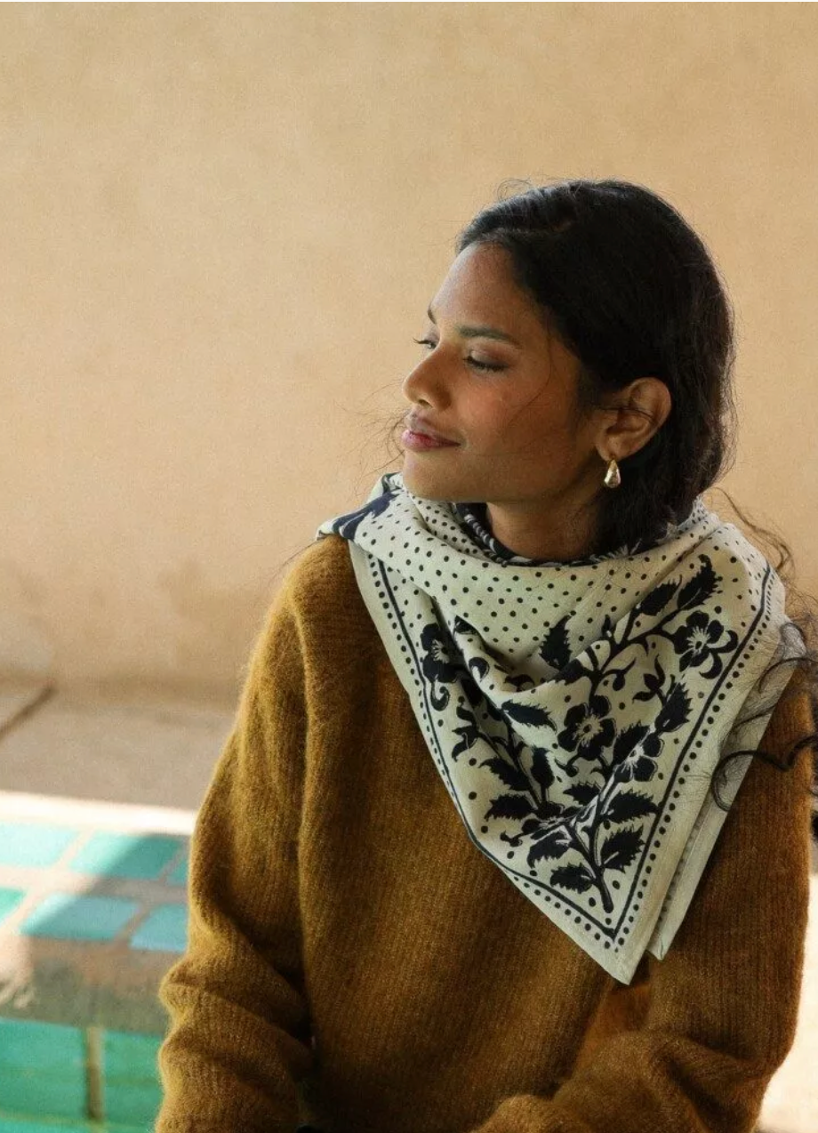 Foulard - Hindi Bandana Écru