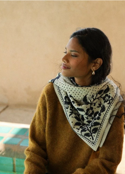 Foulard - Hindi Bandana Écru