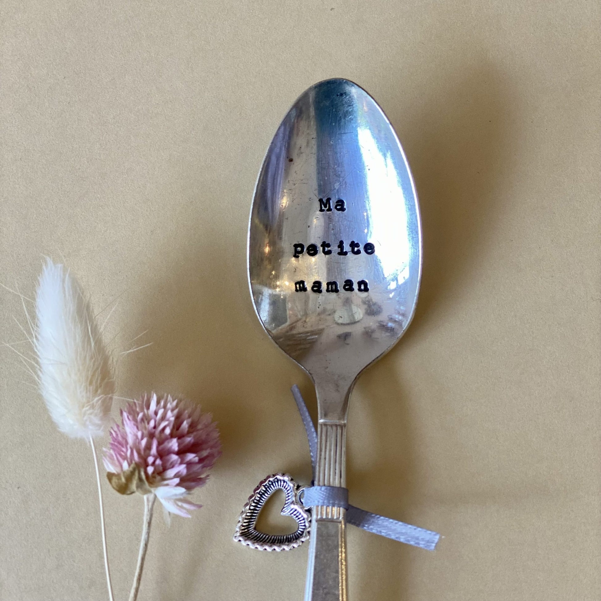 Petite cuillère gravée - Ma petite maman