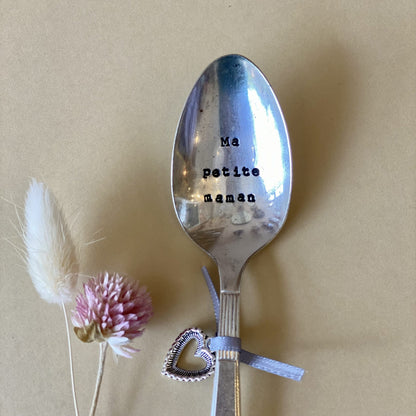 Petite cuillère gravée - Ma petite maman