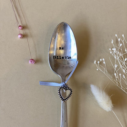 Petite cuillère gravée - Ma filleule