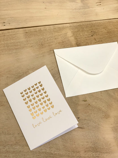 Mini carte - Love, love, love