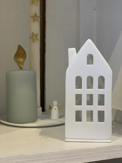 Photophore maison d'amis - Porcelaine
