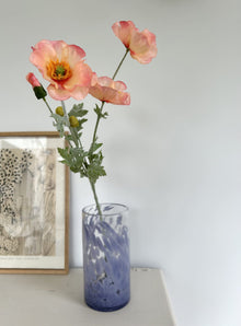 Branche de coquelicots - Saumon