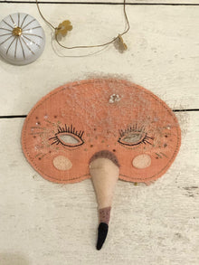 Masque en tissus - Flamand rose