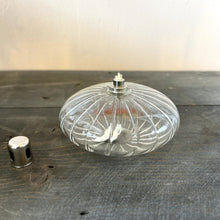 Lampe à huile ellipse striée - S