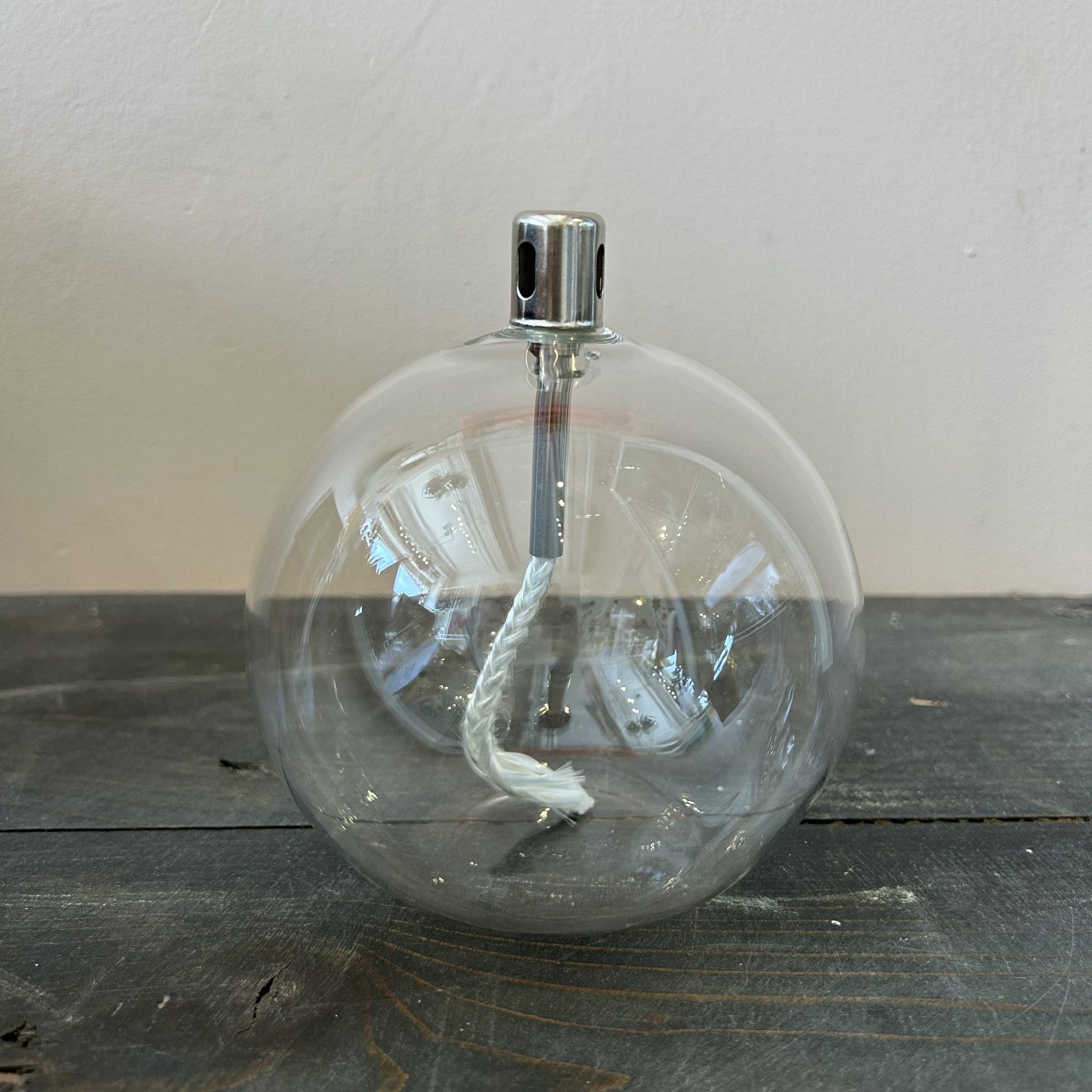 Lampe à huile sphère lisse - M