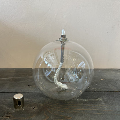 Lampe à huile sphère lisse - M