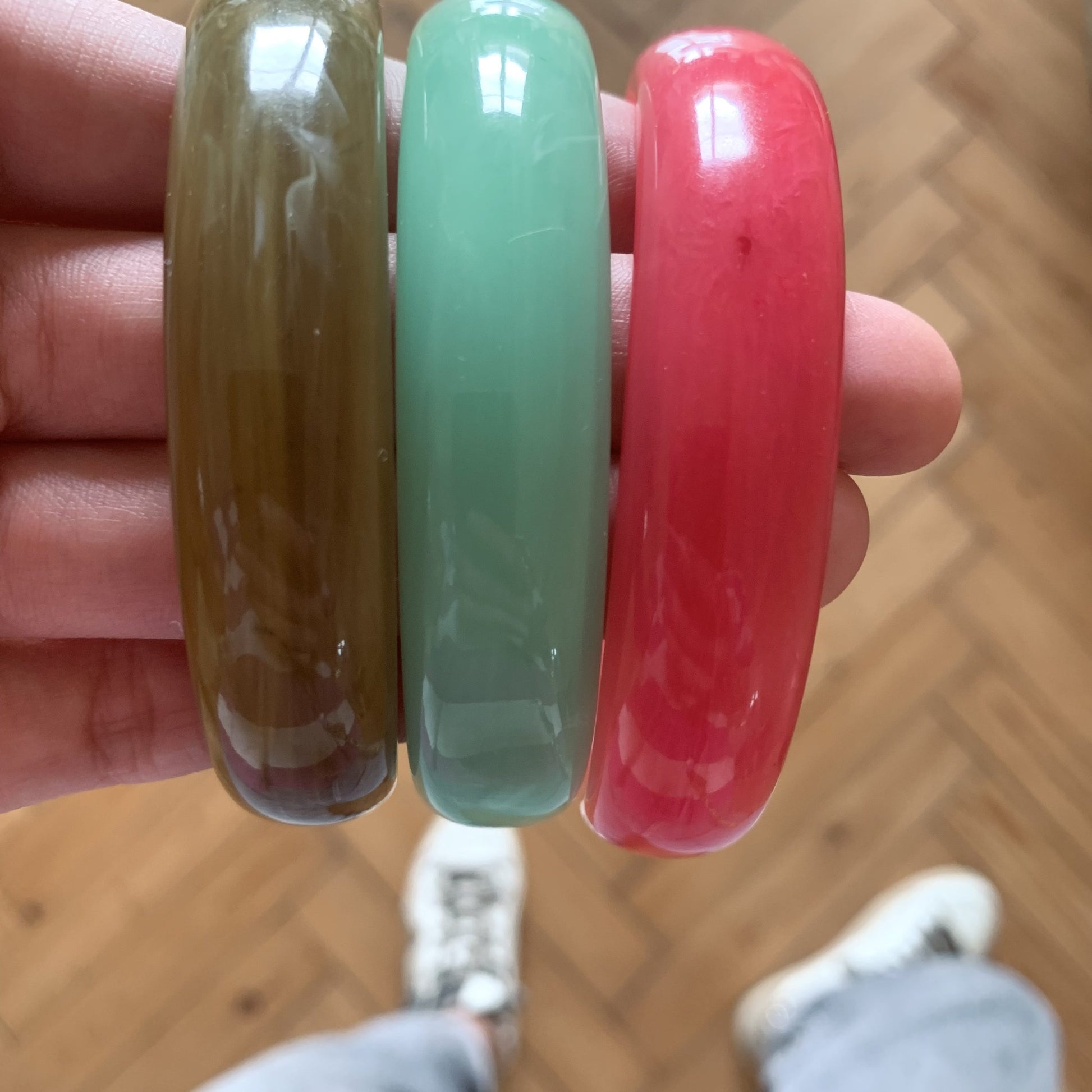 Jonc MM kaki 65⌀ - Acétate de cellulose