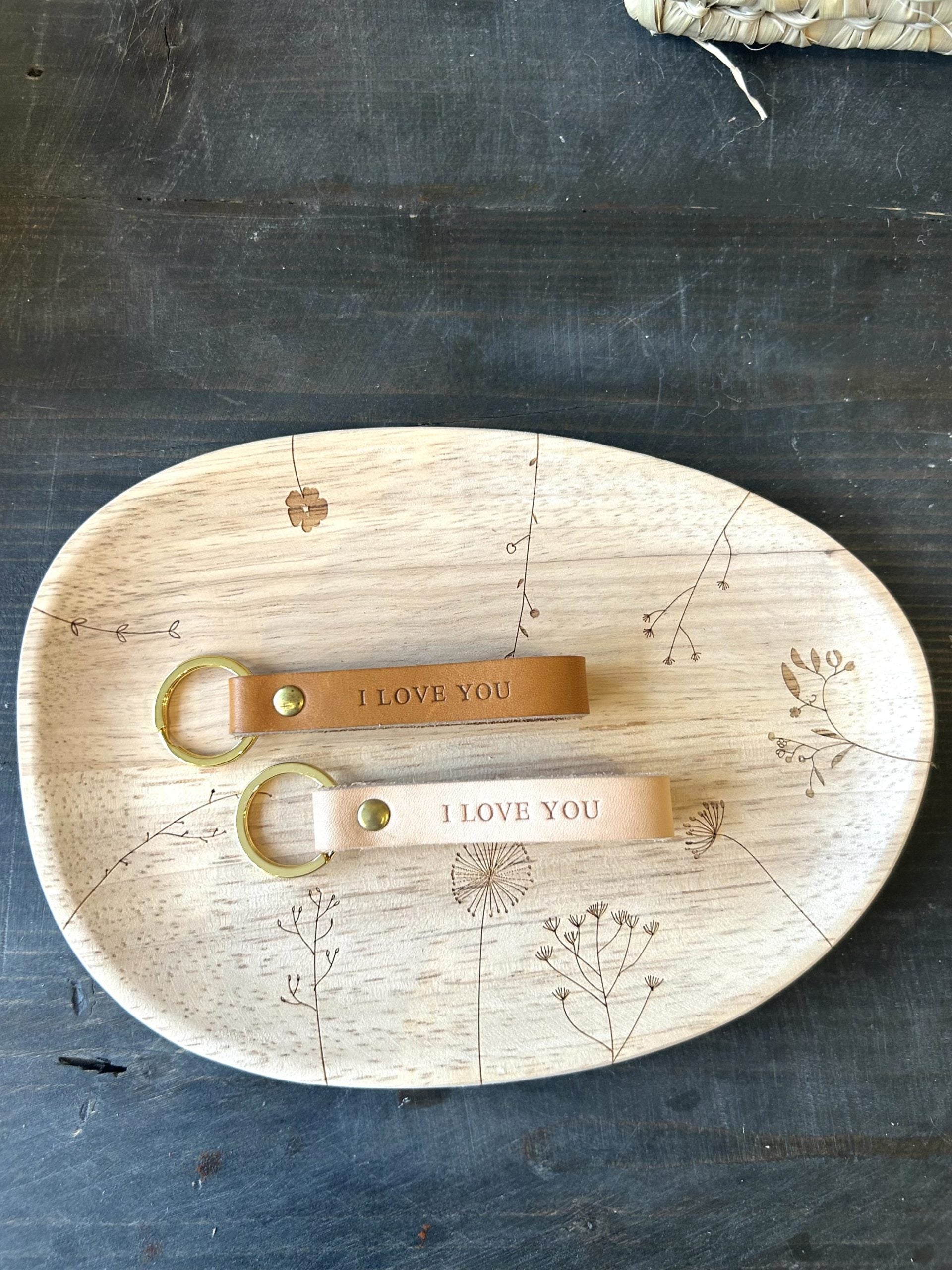 Porte-clés camel - I love you