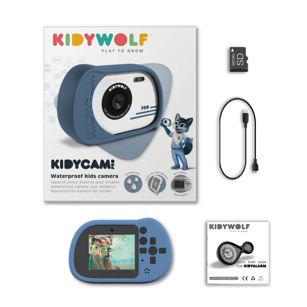 KIDYCAMPRO appareil photo étanche 