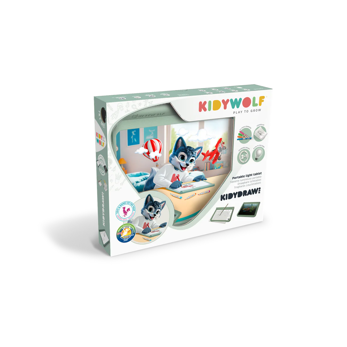 KIDYDRAWPRO- tablette lumineuse mint