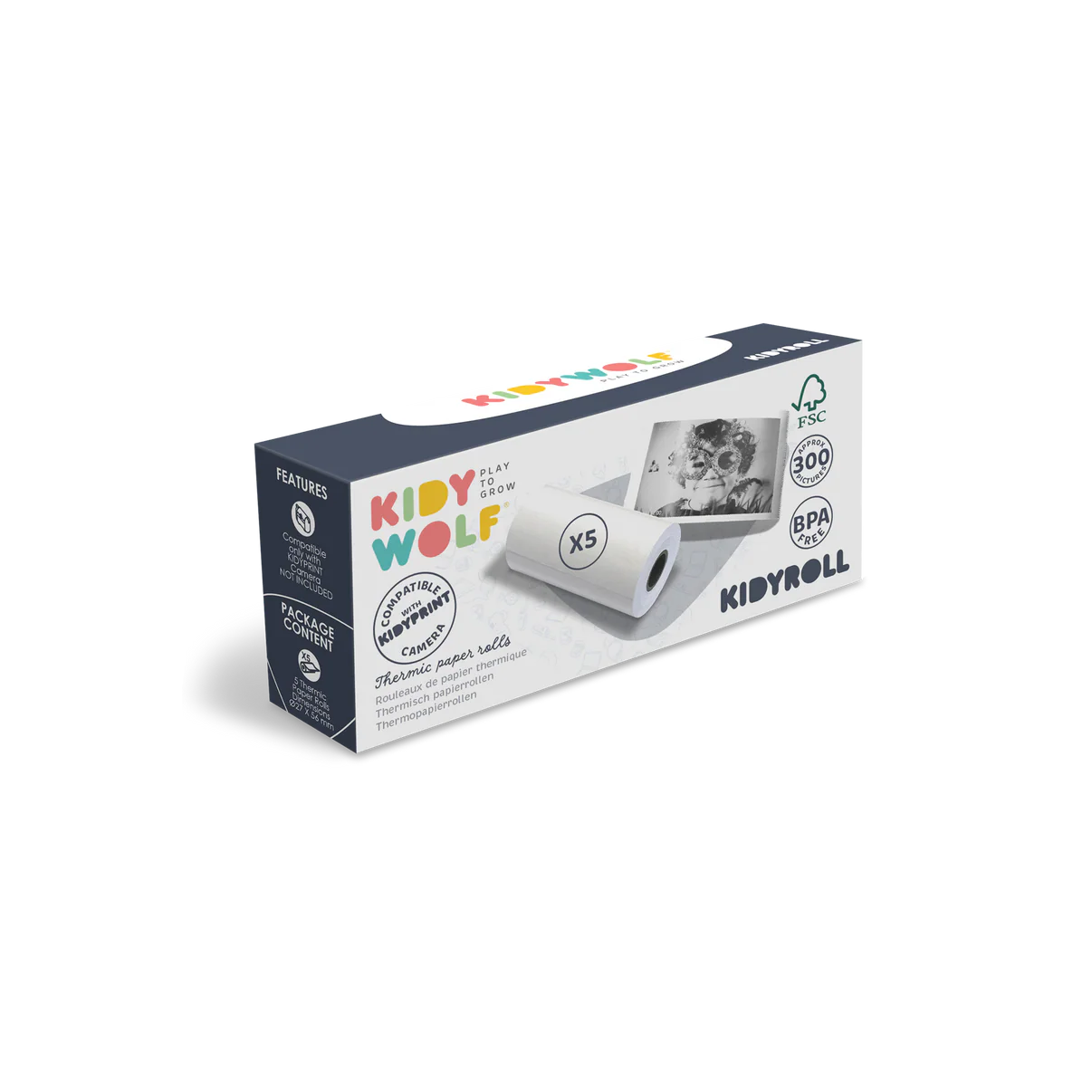 KIDYROLL-recharge papier classique 