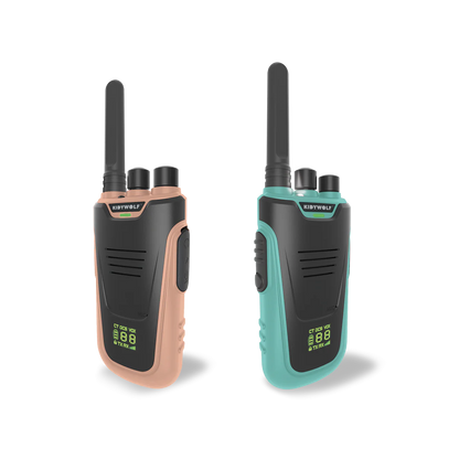 KIDYTALK-kidywolf talkie walkie mint rose