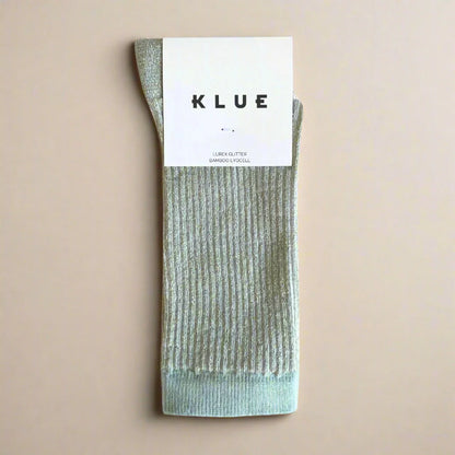 Chaussettes pailletées 36/40 - Grey Mist