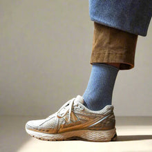 Chaussettes pailletées 36/40 - Mineral Blue