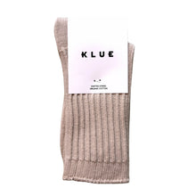 Chaussettes côtelées 41/46 - Beige