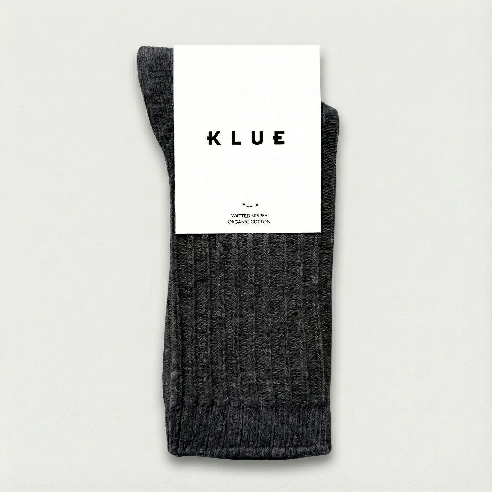 Chaussettes côtelées 41/46 - Gris anthracite