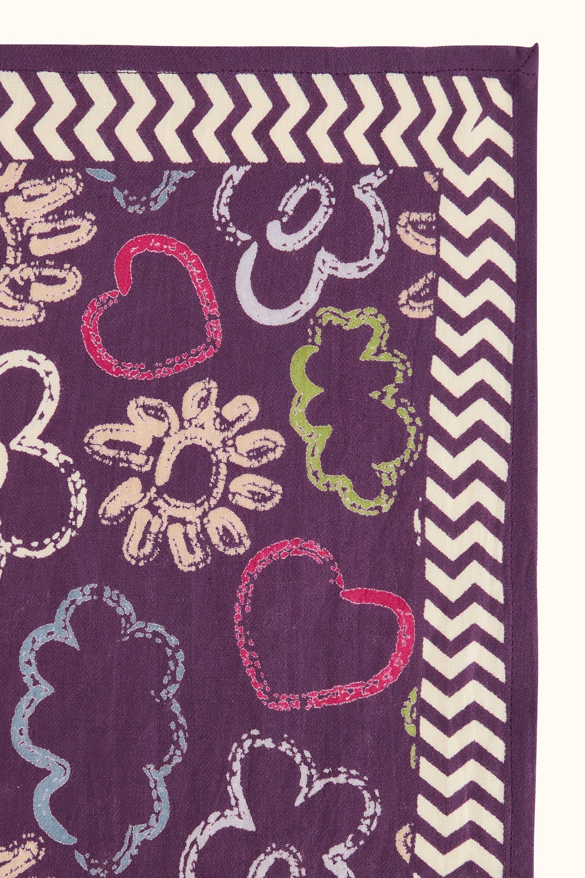 Grand foulard Latika - Ardoise Taffeta