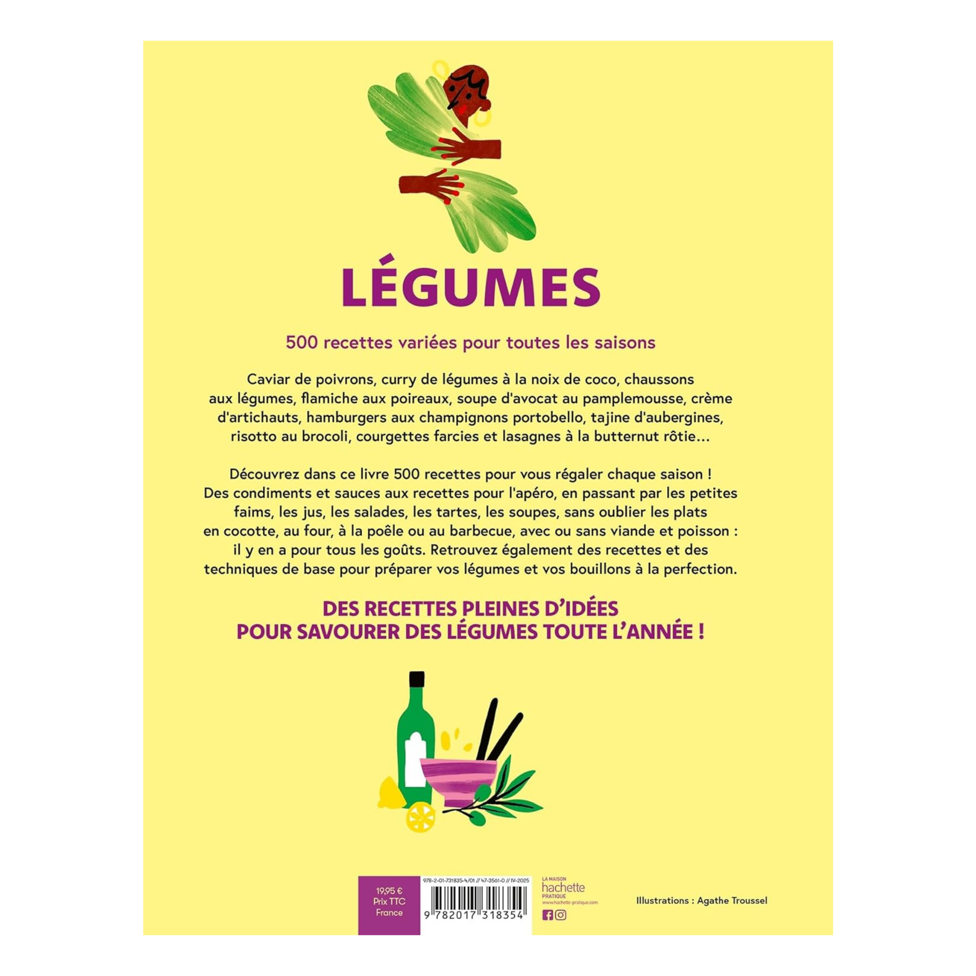 Livre de cuisine légumes hachette