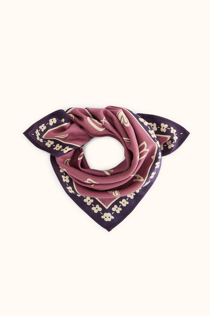 Petit foulard Manika - ABCD Taupe