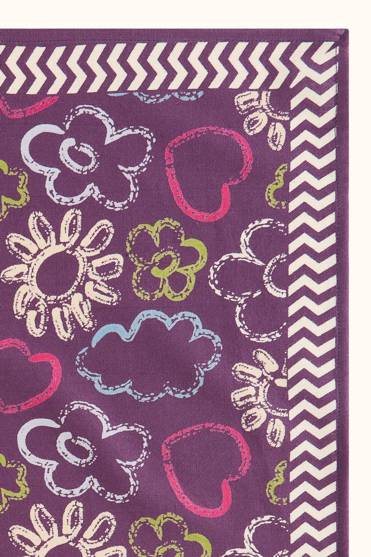 Petit foulard Manika - Ardoise Taffeta